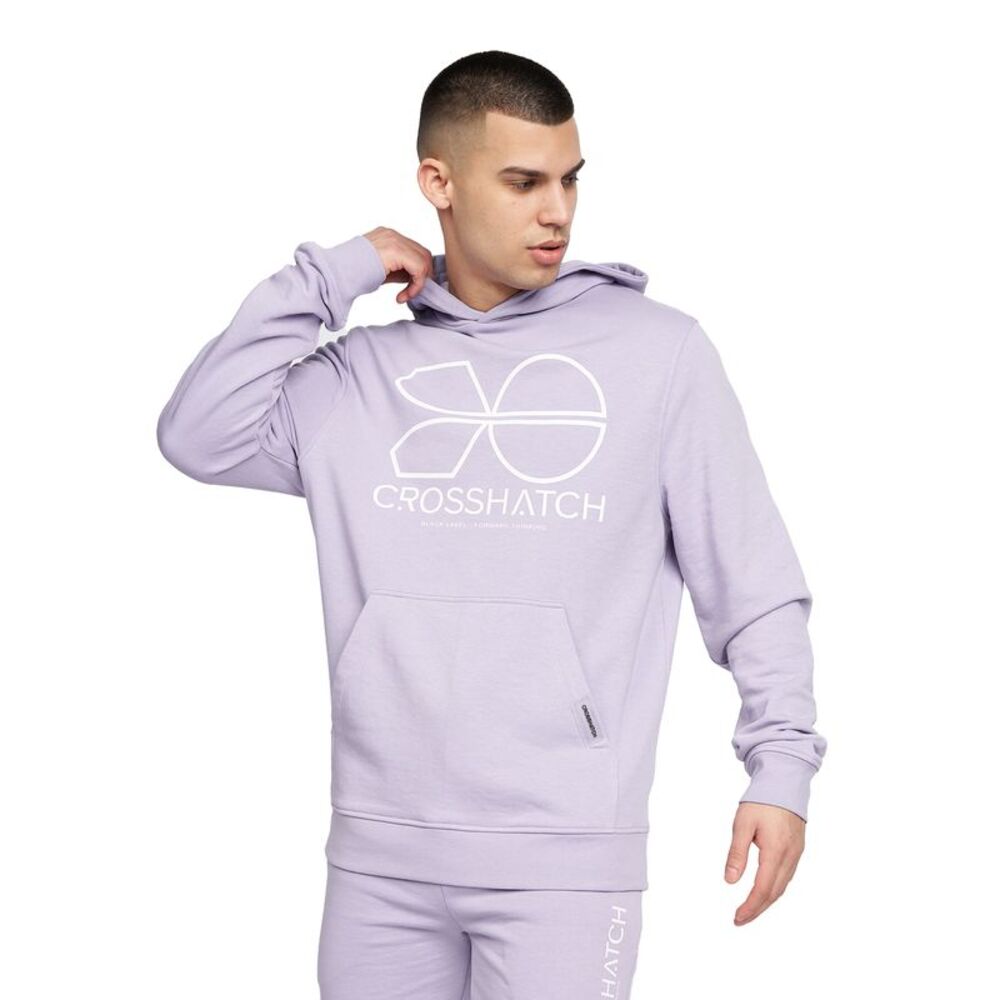 Crosshatch Mens Zieman Hoodie / Light Purple